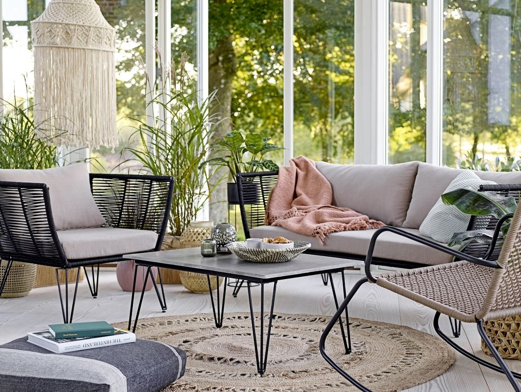 Mobilier de jardin en interieur