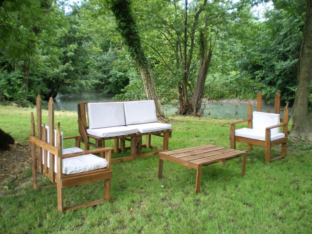 Salon de jardin bois tuto