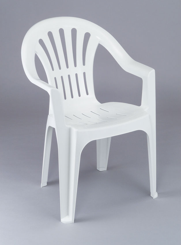 Salon de jardin blanc plastique pas cher