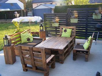 Comment fabriquer un salon de jardin avec palette
