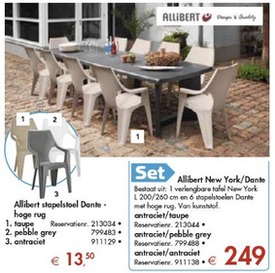 Salon de jardin new york allibert
