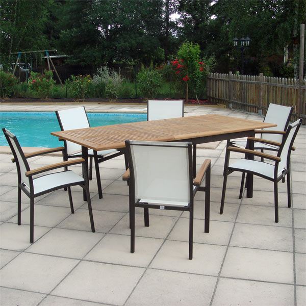 Salon de jardin en aluminium pas cher