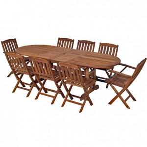 Salon de jardin bois carrefour