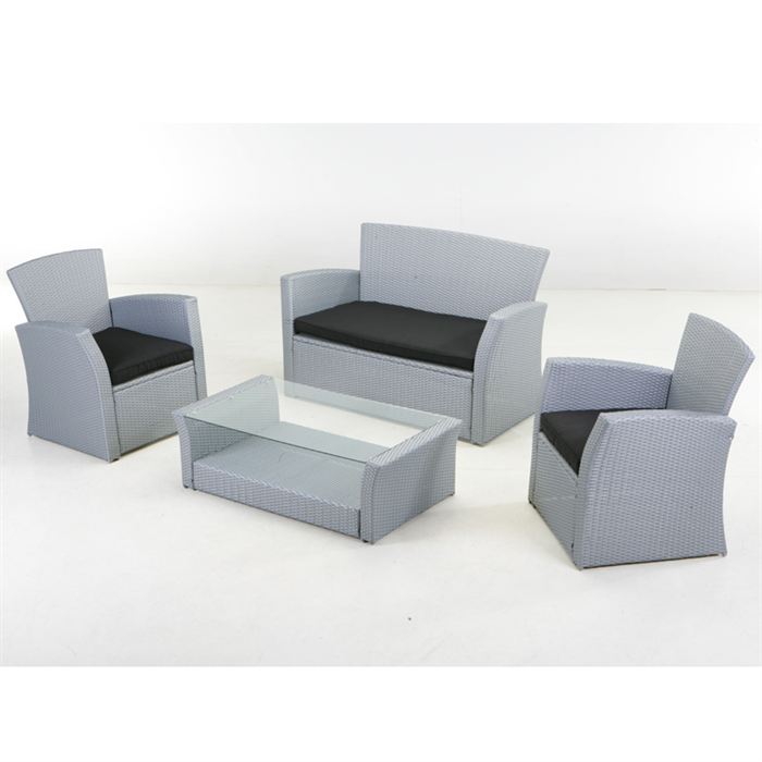 Salon jardin resine tressee pas cher