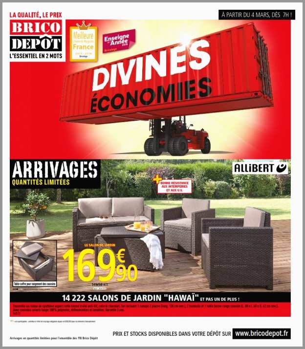 Pub brico depot salon de jardin