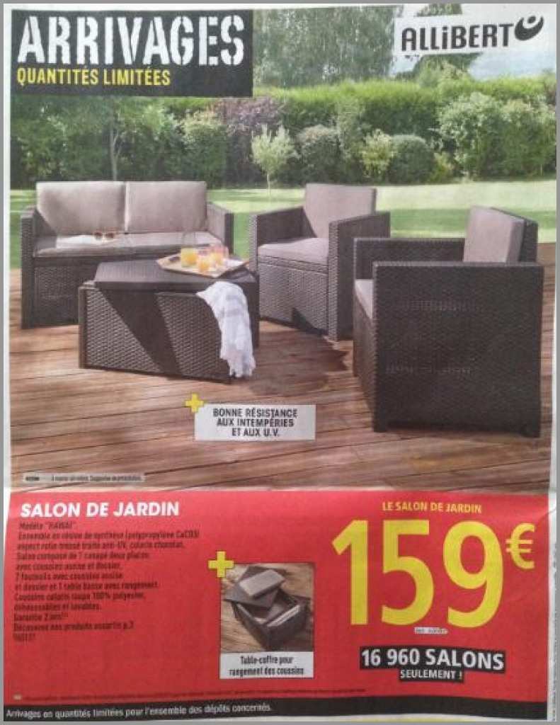 Salon de jardin allibert california brico depot