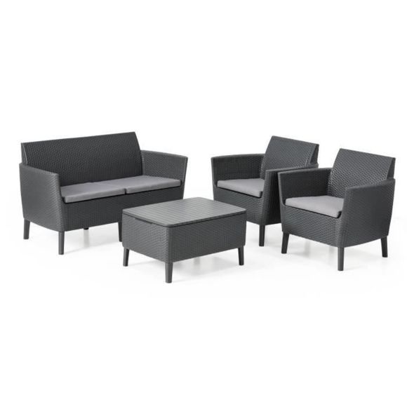 Salon de jardin allibert en resine
