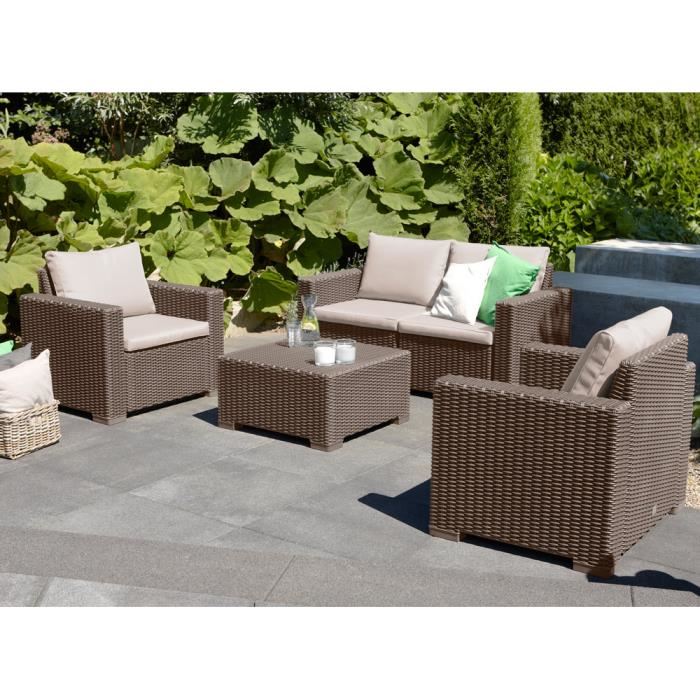 Salon de jardin allibert cappuccino