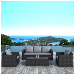 Salon de jardin bas 5 places