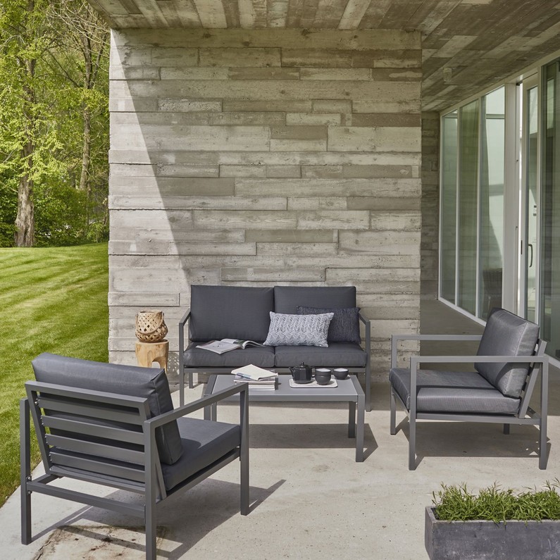 Salon de jardin en alu leroy merlin
