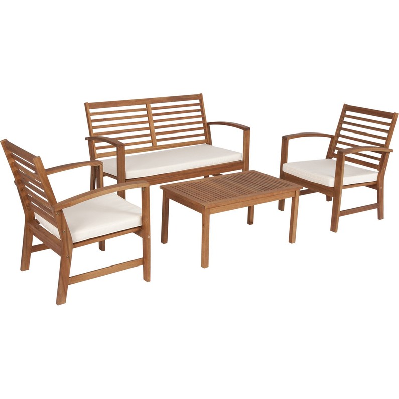 Salon jardin bois