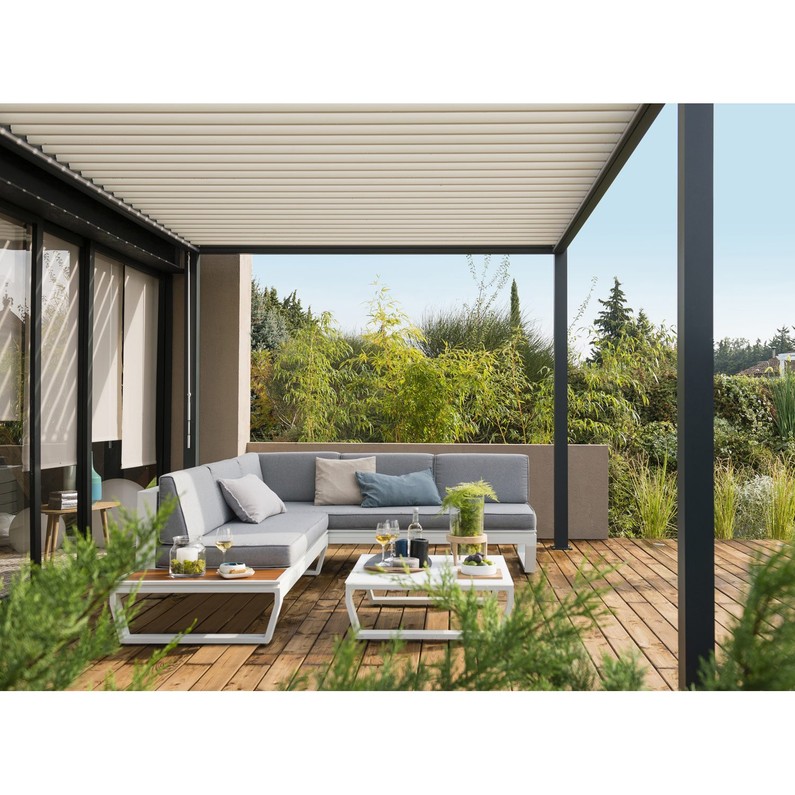 Salon de jardin blanc leroy merlin