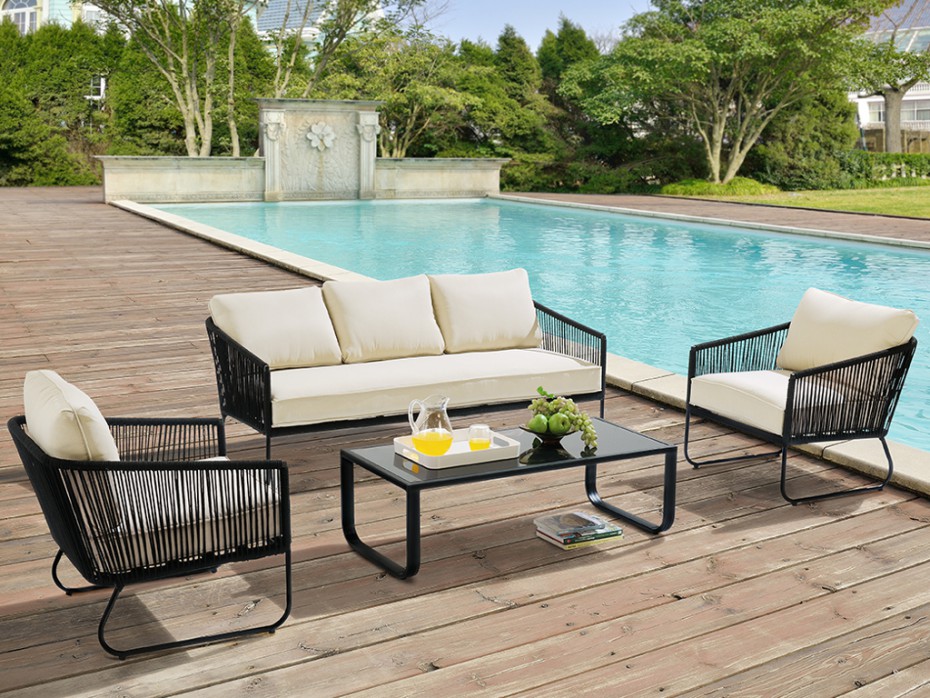 Mobilier de jardin en metal