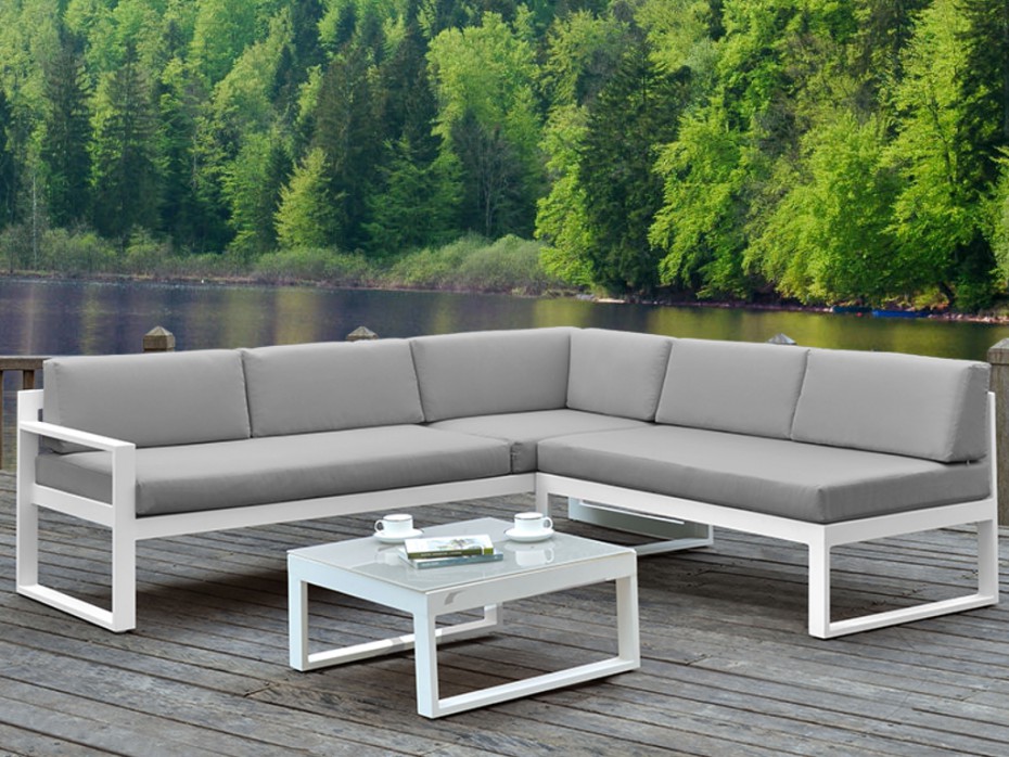 Salon jardin aluminium