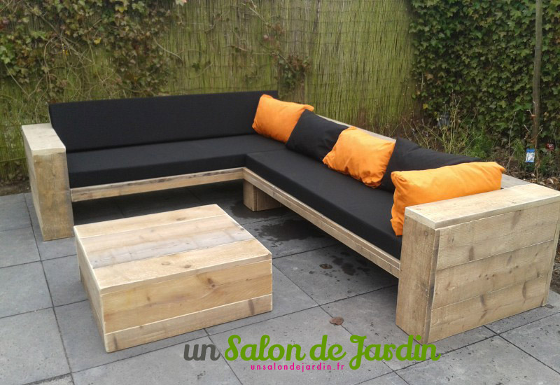 Salon de jardin en palette a faire soi même