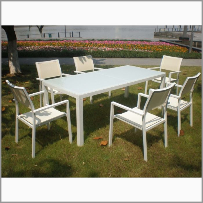 Salon de jardin aluminium et verre leroy merlin