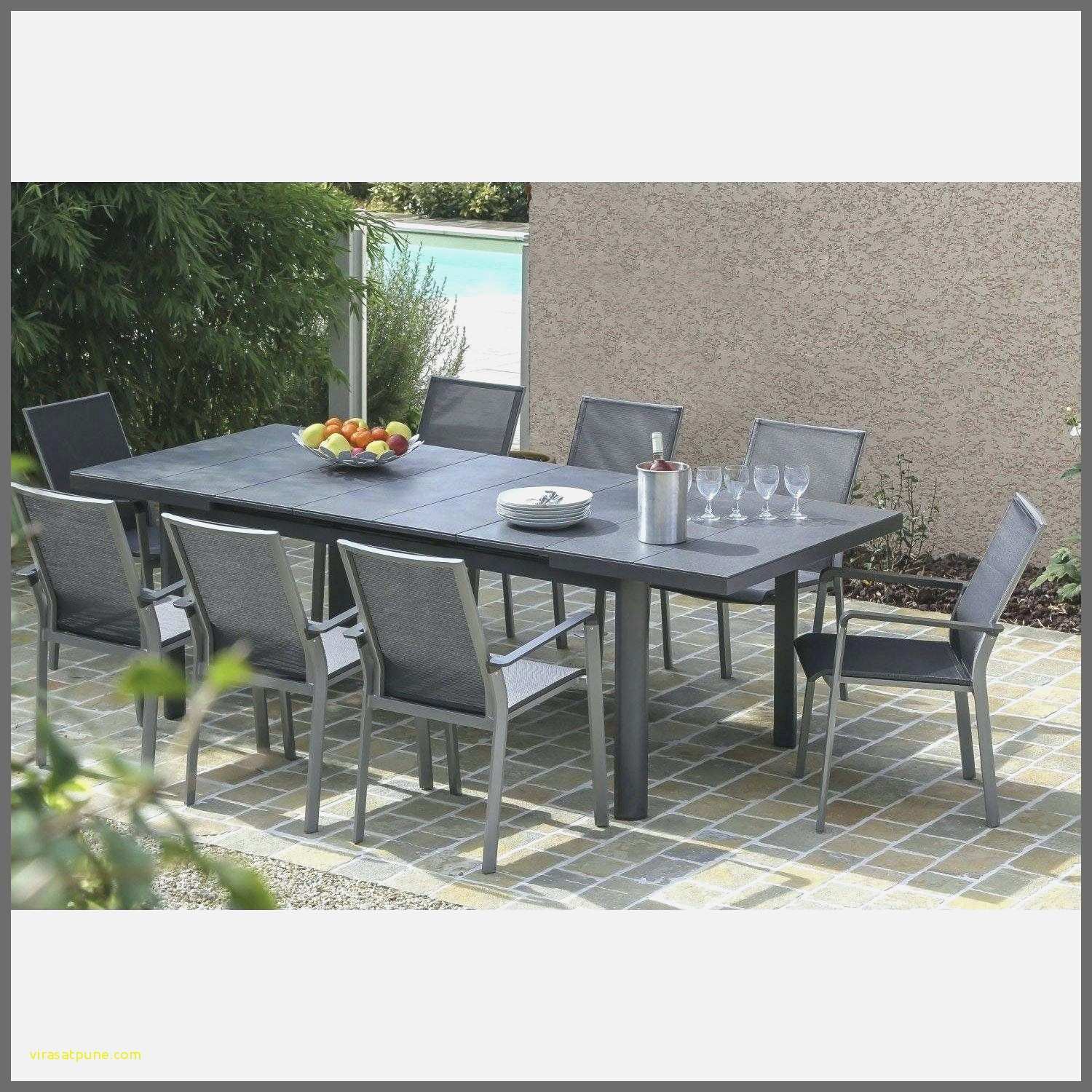 Salon de jardin aluminium et verre leclerc
