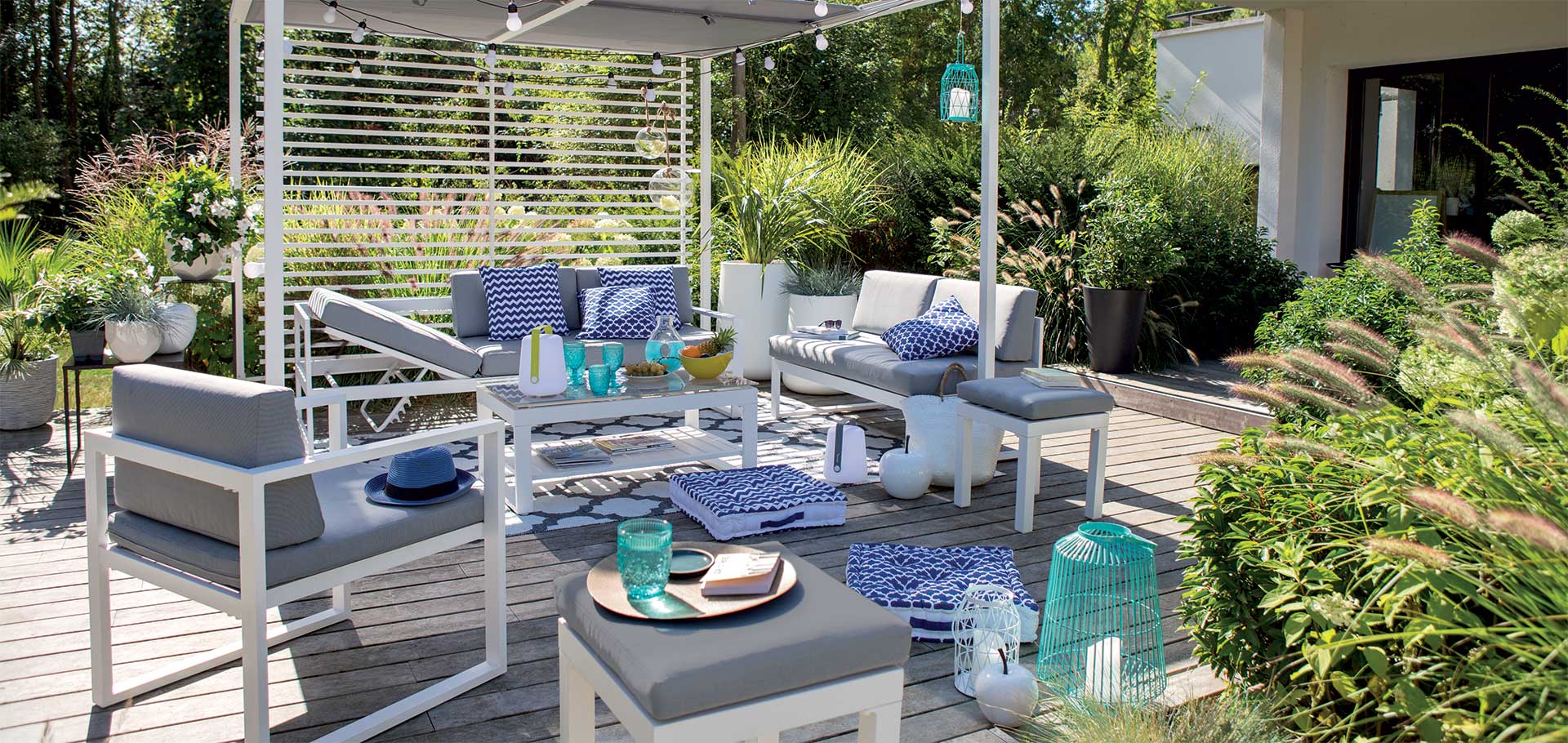 Salon de jardin bas jardiland