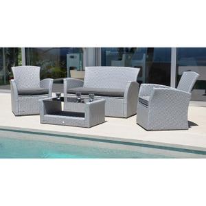 Salon de jardin anthracite cdiscount