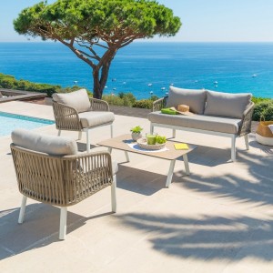 Salon de jardin lagon blanc