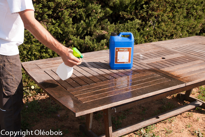 Mobilier de jardin en teck entretien