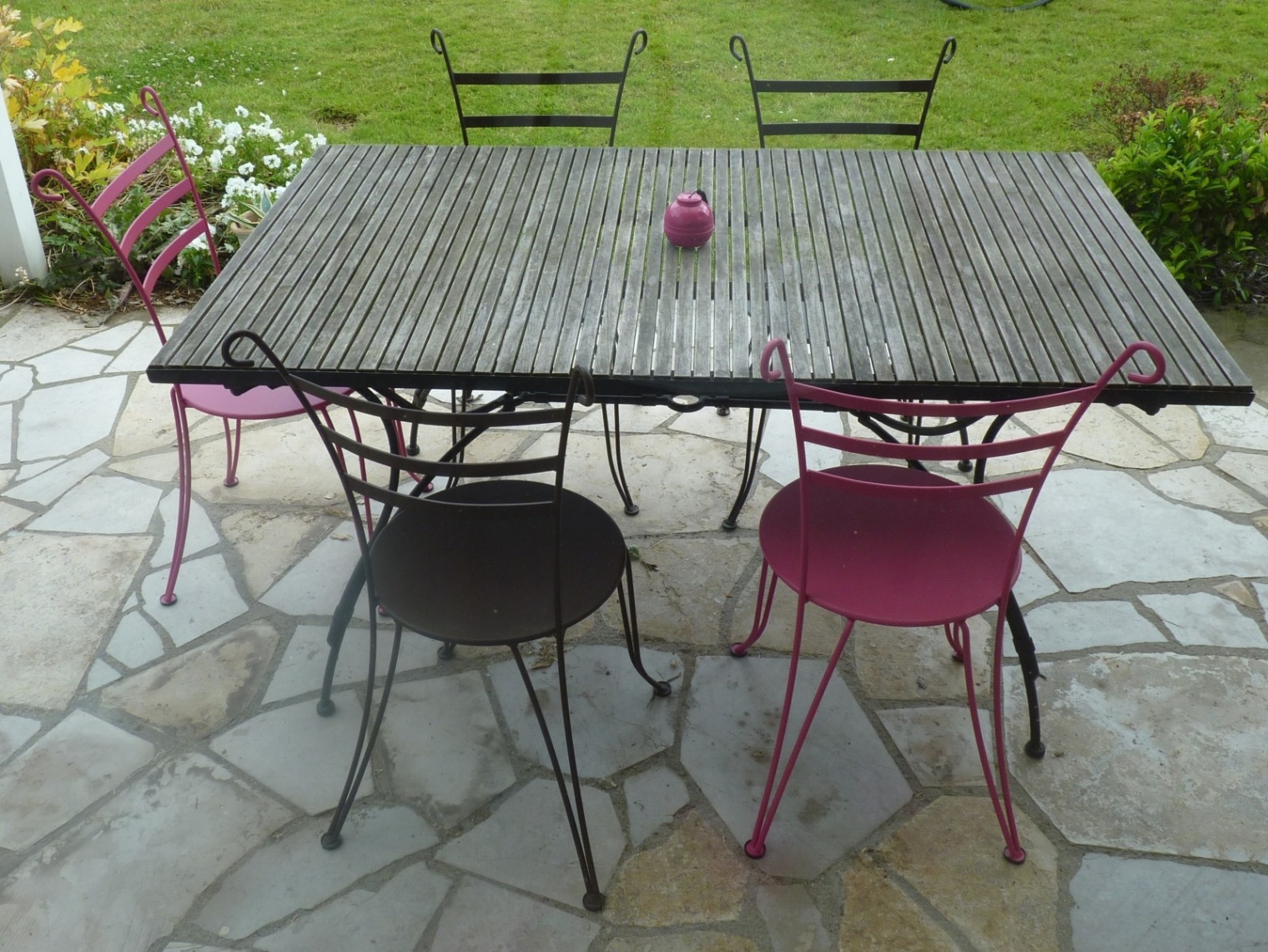 Mobilier jardin fer forgé belgique