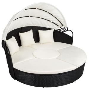 Salon de jardin lit sofa rond