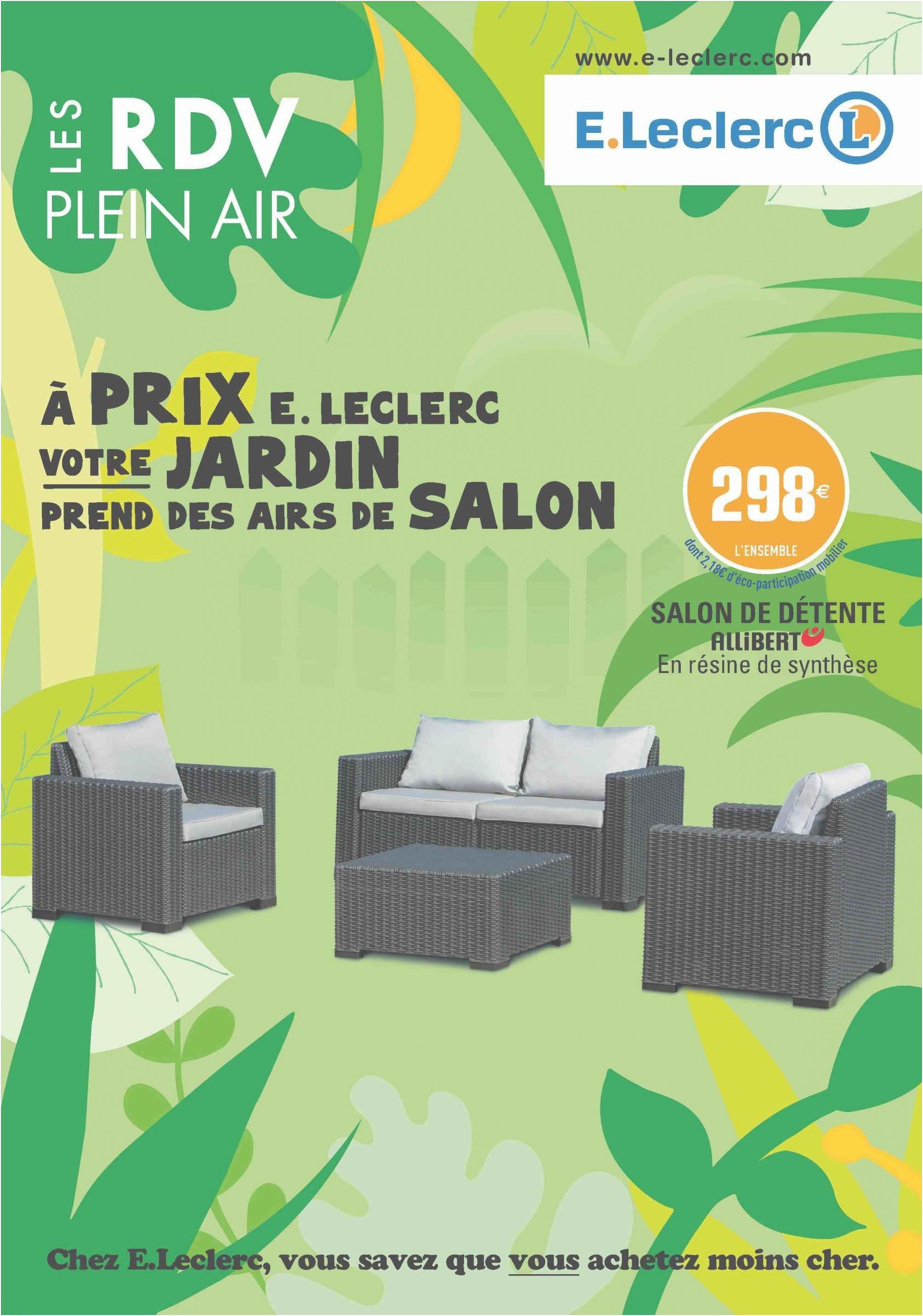 Salon de jardin allibert chez leclerc