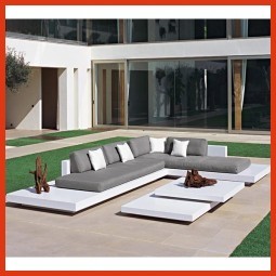 Salon de jardin jardin contemporain