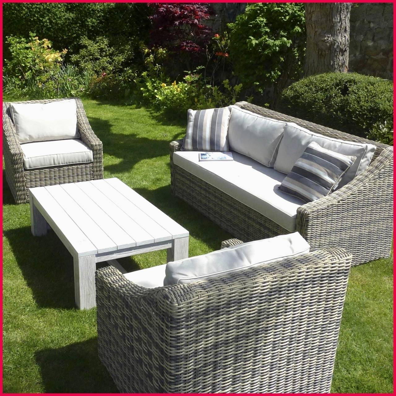 Salon de jardin cappuccino carrefour