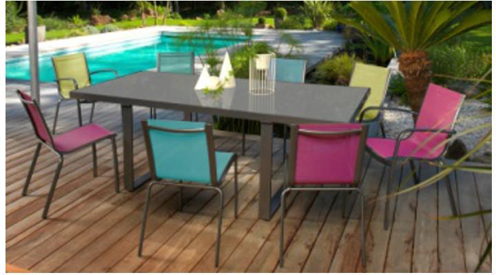 Salon de jardin couleur