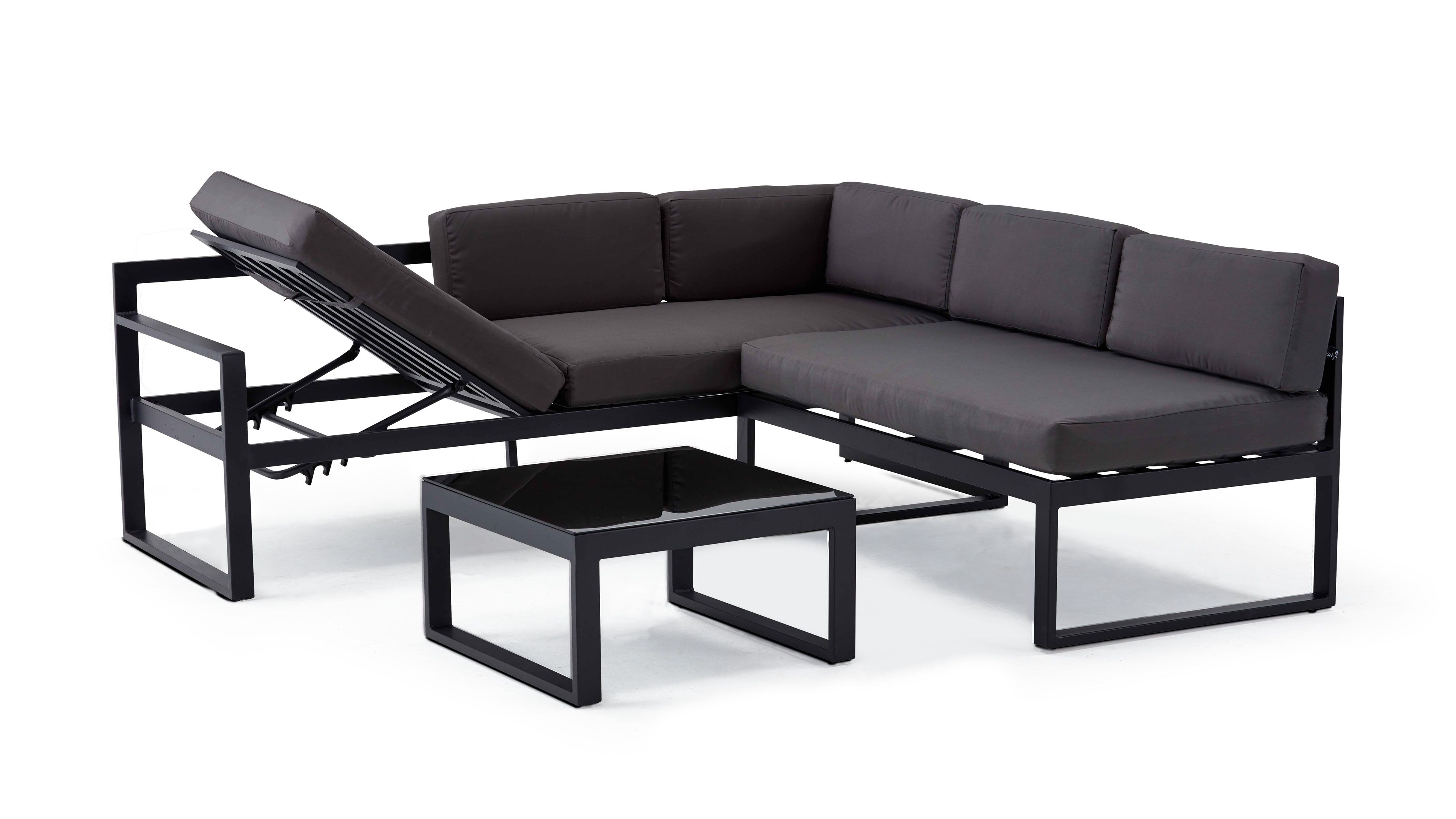 Salon de jardin d'angle promo