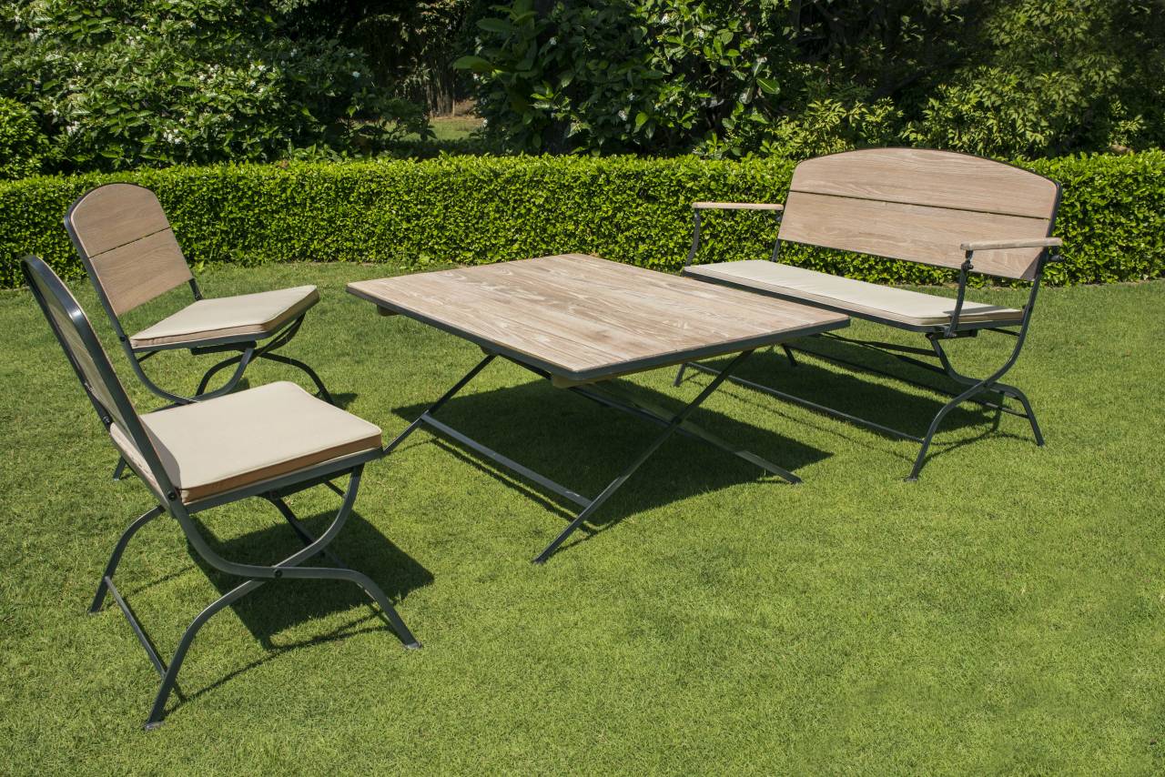 Salon de jardin bois but