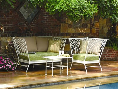 Mobilier de jardin fer forgé marocain