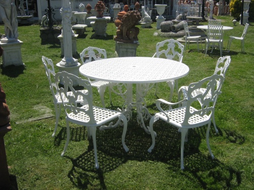 Salon de jardin retro fonte