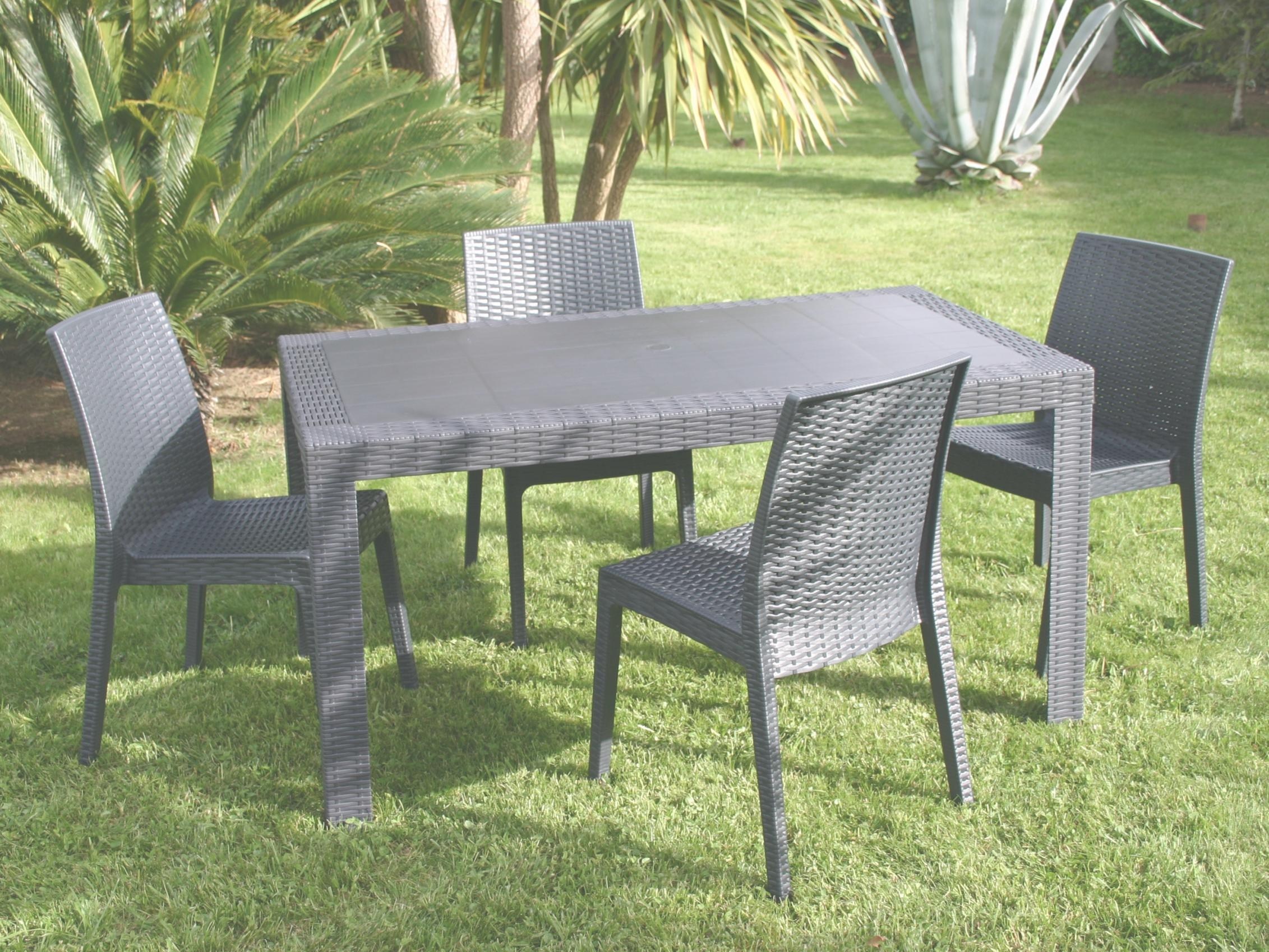 Salon de jardin imitation resine