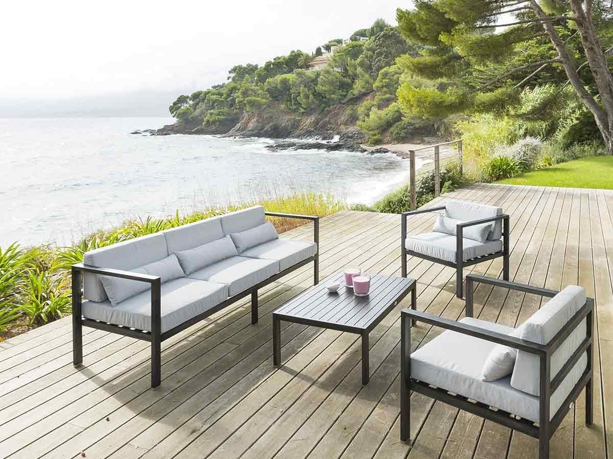 Salon de jardin pas cher metal