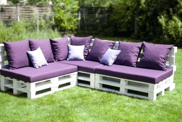 Salon de jardin palette a vendre