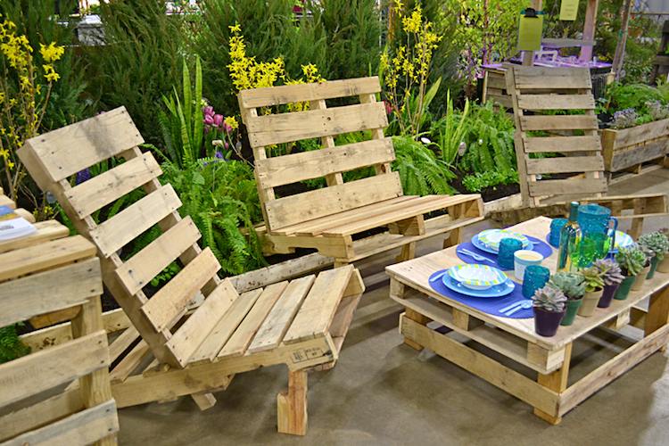 Materiel pour faire salon de jardin en palette