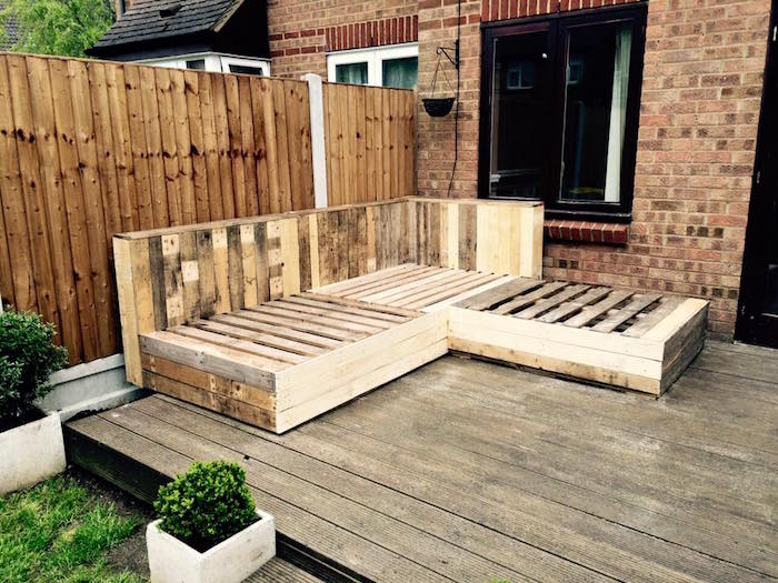 Plan de salon de jardin en palette
