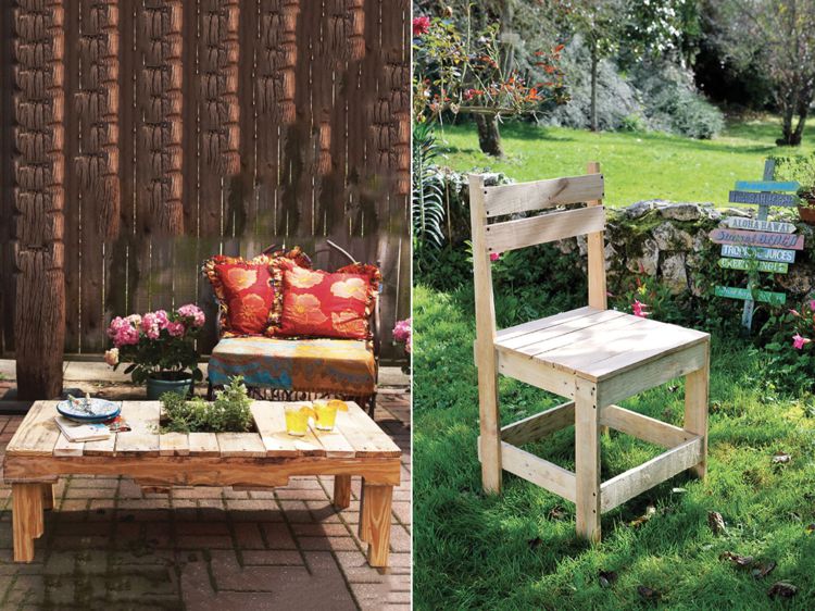 Comment faire 1 salon de jardin en palette