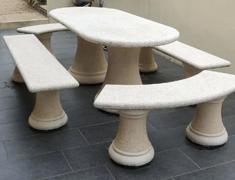 Salon de jardin en pierre prix