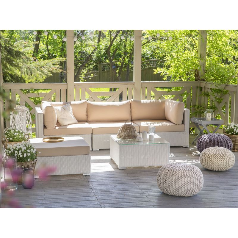 Salon de jardin en rotin soldes
