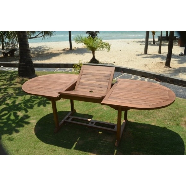 Salon de jardin en teck 4 chaises