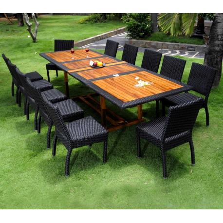 Table jardin noire