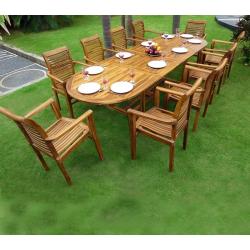 Salon de jardin en teck en solde