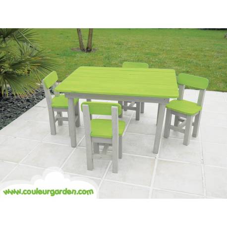 Salon de jardin pour petite fille