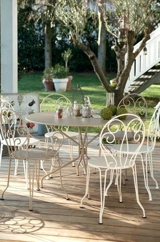 Photo salon de jardin en fer