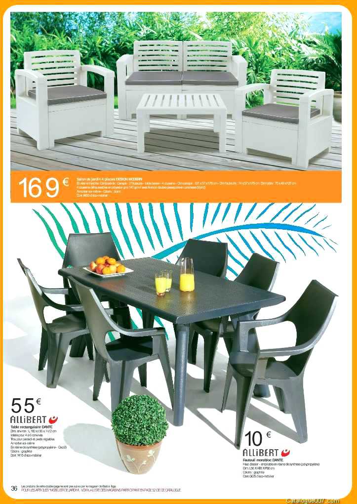 Mobilier de jardin geant casino 2017