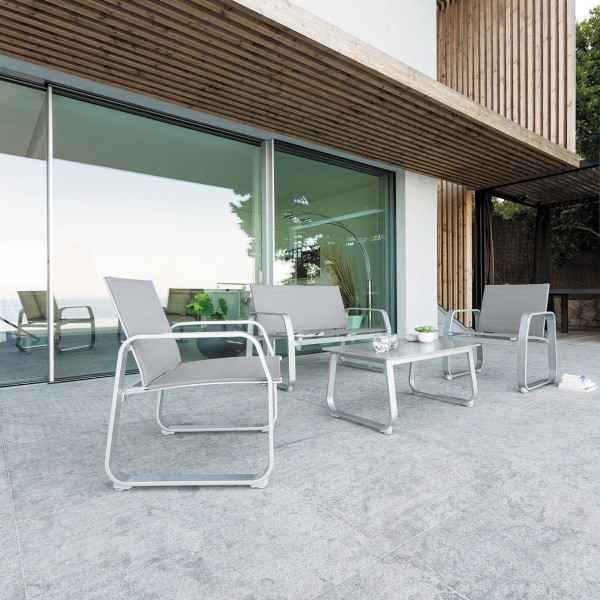Salon de jardin gili gris